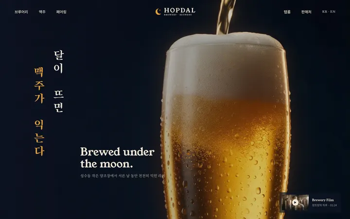 HOPDAL PC 화면