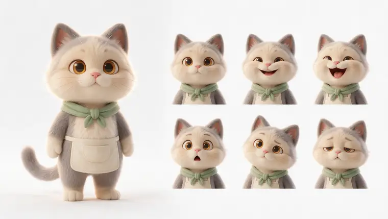 3D고양이