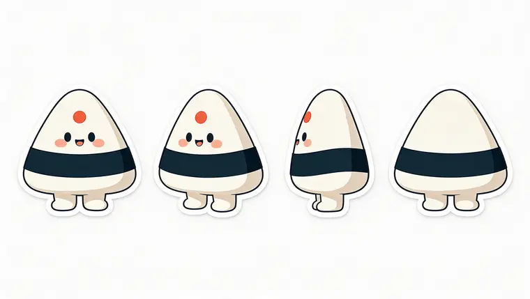 주먹밥 크림네이비