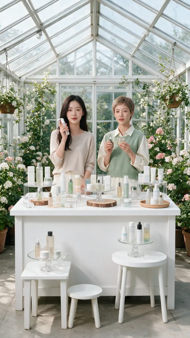 유리온실 꽃